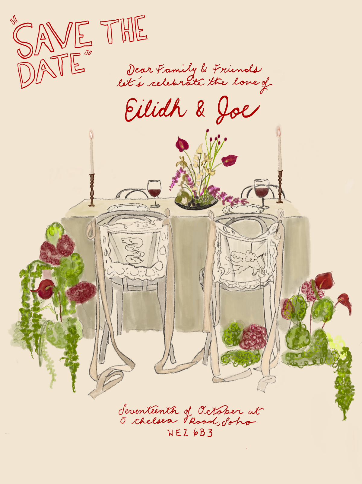 'Save the Date' engagement party <3